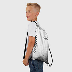 Рюкзак-мешок Infiniti - white gradient вертикально, цвет: 3D-принт — фото 2