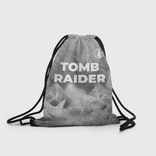 Мешок для обуви Tomb Raider - grey gradient посередине / 3D-принт – фото 1