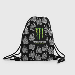 Рюкзак-мешок Monster energy медвежьи лапы, цвет: 3D-принт