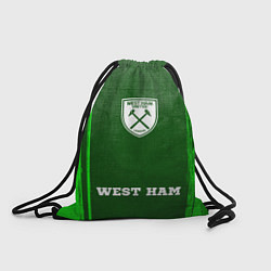 Мешок для обуви West Ham - green gradient по-центру