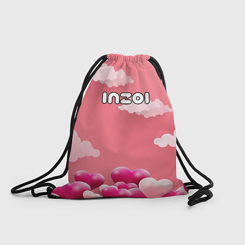 Мешок для обуви Inzoi сердечки и облака / 3D-принт – фото 1