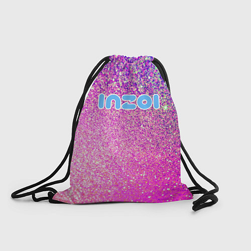Мешок для обуви Inzoi лого и розовые блестки / 3D-принт – фото 1