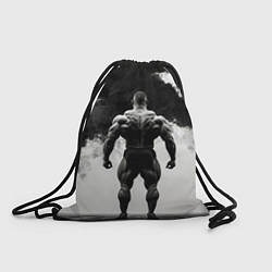 Мешок для обуви Бодибилдер и черный дым