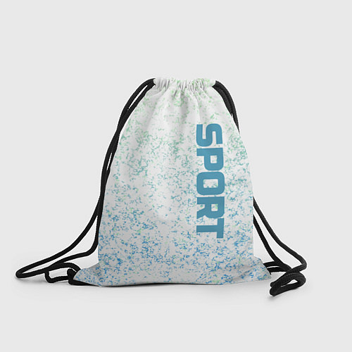 Мешок для обуви Sport бело-голубой / 3D-принт – фото 1