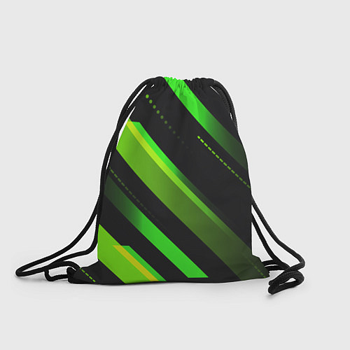 Мешок для обуви Color black green / 3D-принт – фото 1