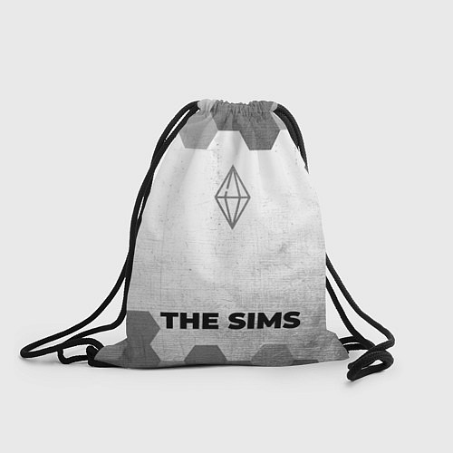 Мешок для обуви The Sims - white gradient по-центру / 3D-принт – фото 1