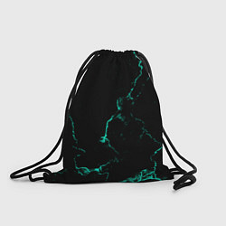 Мешок для обуви Color black turquoise