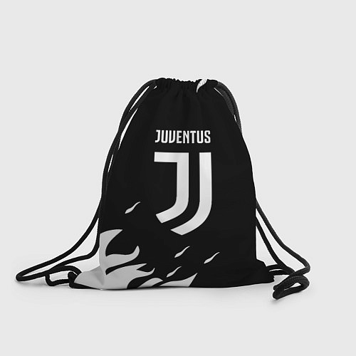 Мешок для обуви Juventus black fire / 3D-принт – фото 1