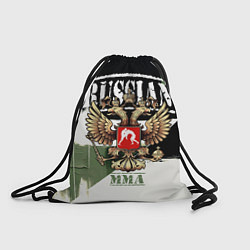 Мешок для обуви Русский ММА на фоне герба России