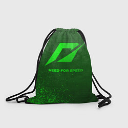 Мешок для обуви Need for Speed - green gradient
