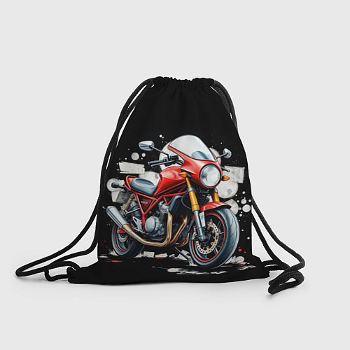 Мешок для обуви Red Moto / 3D-принт – фото 1