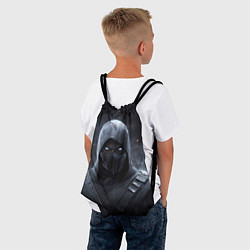 Рюкзак-мешок Нуб Сайбот синие глаза, цвет: 3D-принт — фото 2