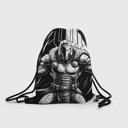 Мешок для обуви Doom guy and demons / 3D-принт – фото 1