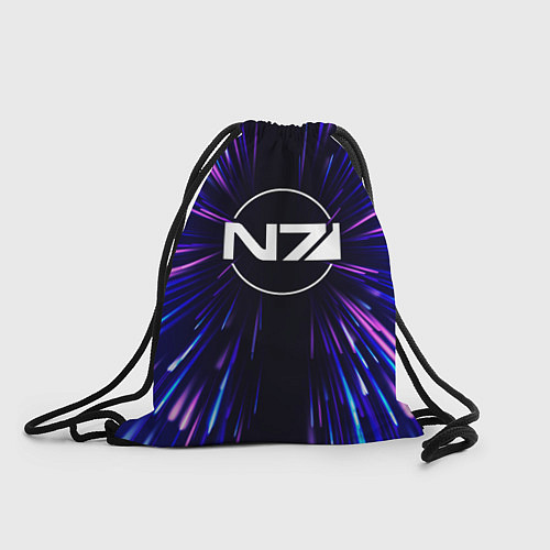 Мешок для обуви Mass Effect neon energy / 3D-принт – фото 1