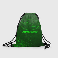 Рюкзак-мешок Jaguar - green gradient, цвет: 3D-принт