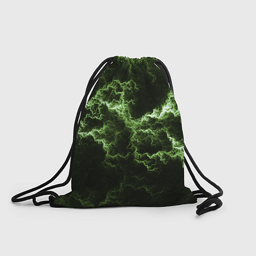 Мешок для обуви Lightning green glow / 3D-принт – фото 1