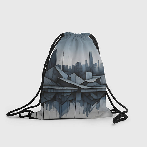 Мешок для обуви Небоскребы и скалы / 3D-принт – фото 1
