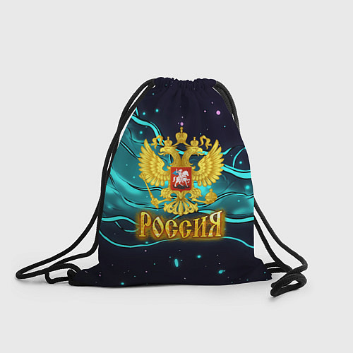 Мешок для обуви Россия - березовая абстракция / 3D-принт – фото 1