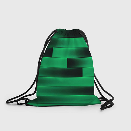 Мешок для обуви Color green square / 3D-принт – фото 1