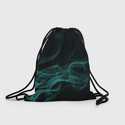 Рюкзак-мешок Color smoke turquoise, цвет: 3D-принт