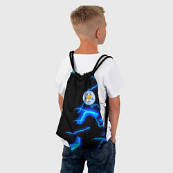 Рюкзак-мешок Лестер Сити шторм, цвет: 3D-принт — фото 2