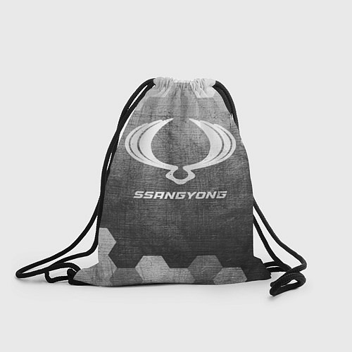 Мешок для обуви SsangYong - grey gradient / 3D-принт – фото 1