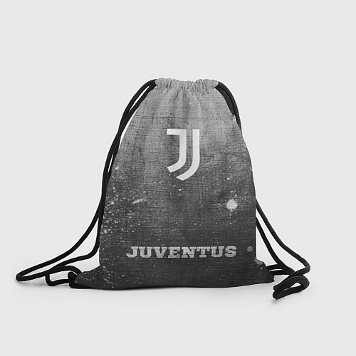 Мешок для обуви Juventus - grey gradient по-центру / 3D-принт – фото 1