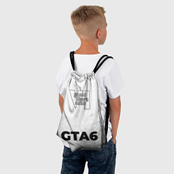 Рюкзак-мешок GTA6 - white gradient по-центру, цвет: 3D-принт — фото 2