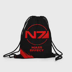 Мешок для обуви Mass Effect - red gradient