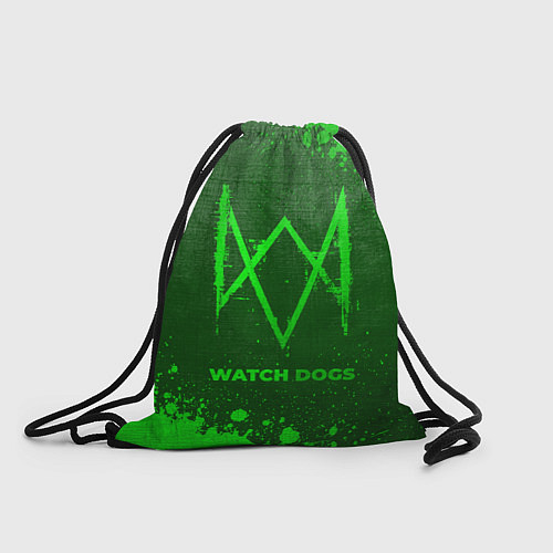 Мешок для обуви Watch Dogs - green gradient / 3D-принт – фото 1