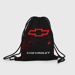 Рюкзак-мешок Chevrolet - red gradient по-центру, цвет: 3D-принт