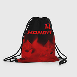 Рюкзак-мешок Honda - red gradient посередине, цвет: 3D-принт