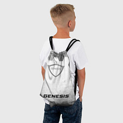 Рюкзак-мешок Genesis - white gradient по-центру, цвет: 3D-принт — фото 2