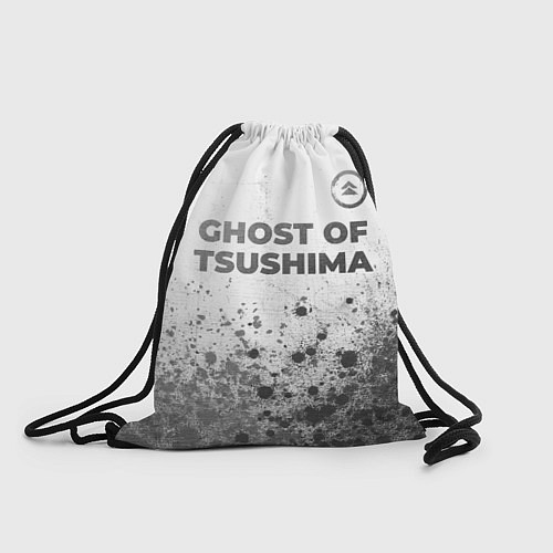 Мешок для обуви Ghost of Tsushima - white gradient посередине / 3D-принт – фото 1