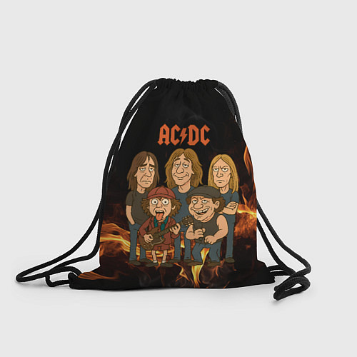 Мешок для обуви ACDC в мультяшном стиле / 3D-принт – фото 1