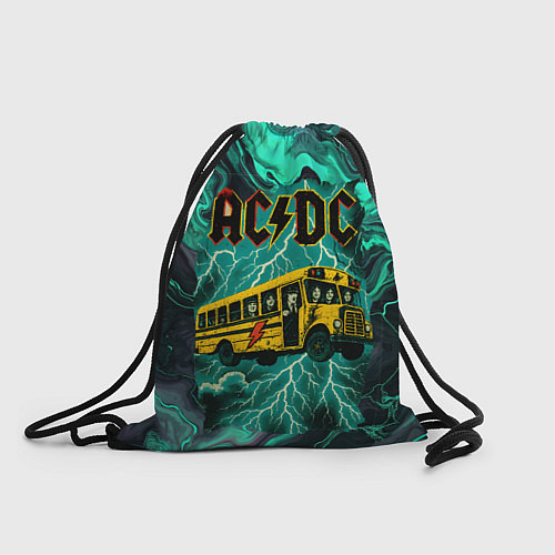 Мешок для обуви Автобус ACDC в молнии / 3D-принт – фото 1