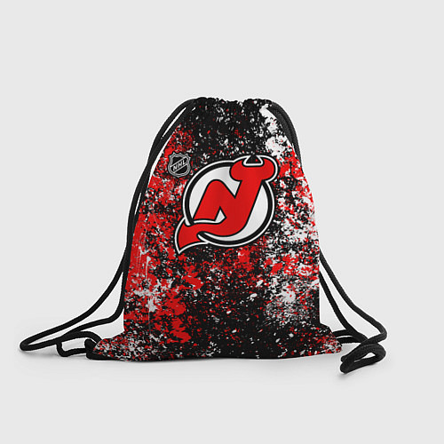 Мешок для обуви New Jersey Devils NHL black / 3D-принт – фото 1