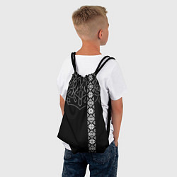 Рюкзак-мешок Славянские символы традиции народа, цвет: 3D-принт — фото 2