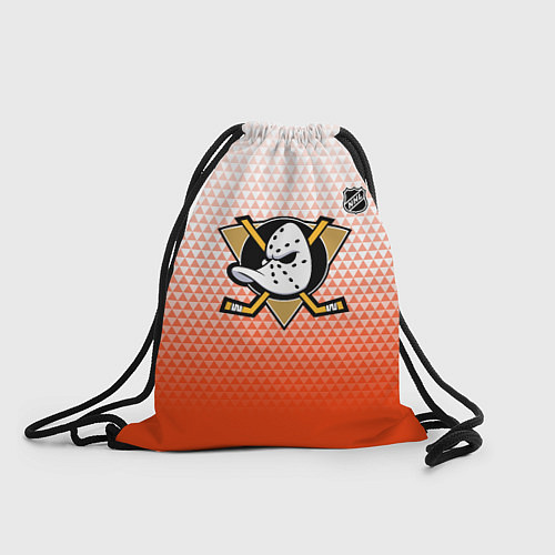 Мешок для обуви Анахайм Дакс - оранжевая геометрия / 3D-принт – фото 1