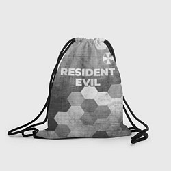 Рюкзак-мешок Resident Evil - grey gradient посередине, цвет: 3D-принт