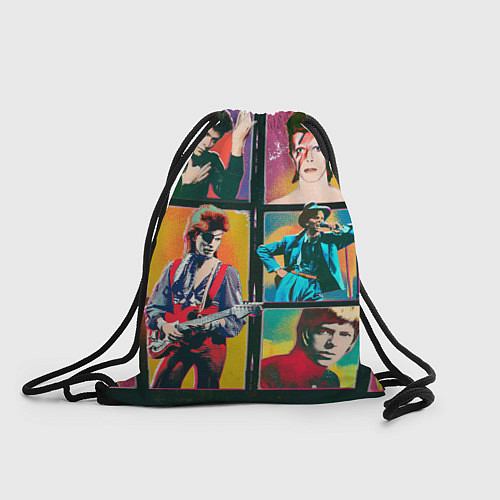 Мешок для обуви David Bowie vintage collage / 3D-принт – фото 1