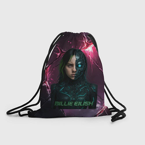 Мешок для обуви Билли Айлиш в стиле киберпанк / 3D-принт – фото 1