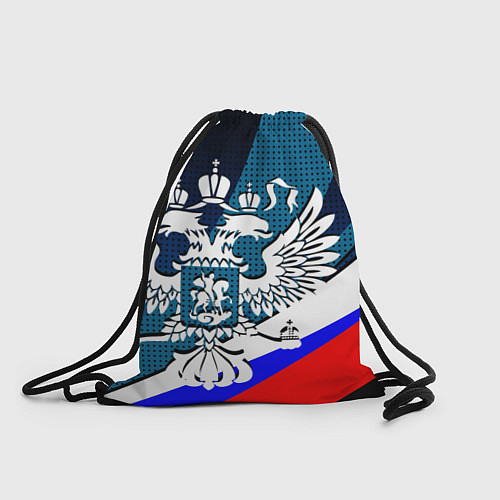 Мешок для обуви Герб России и флаг государства / 3D-принт – фото 1