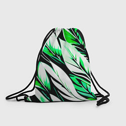 Рюкзак-мешок Крупные листья абстракция, цвет: 3D-принт