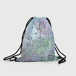 Рюкзак-мешок Скетч японские дорамы, цвет: 3D-принт