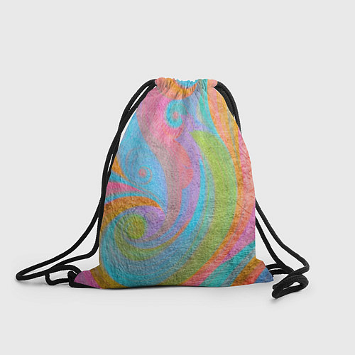 Мешок для обуви Абстракция - multicolored curves / 3D-принт – фото 1