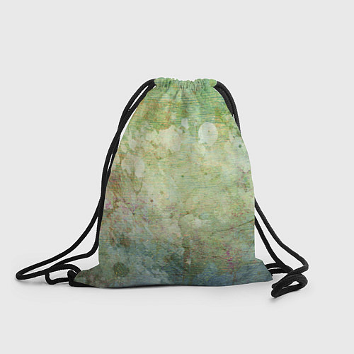 Мешок для обуви Абстракция - faded spots on a green background / 3D-принт – фото 1