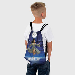 Рюкзак-мешок Lana Del Rey танцует под луной, цвет: 3D-принт — фото 2