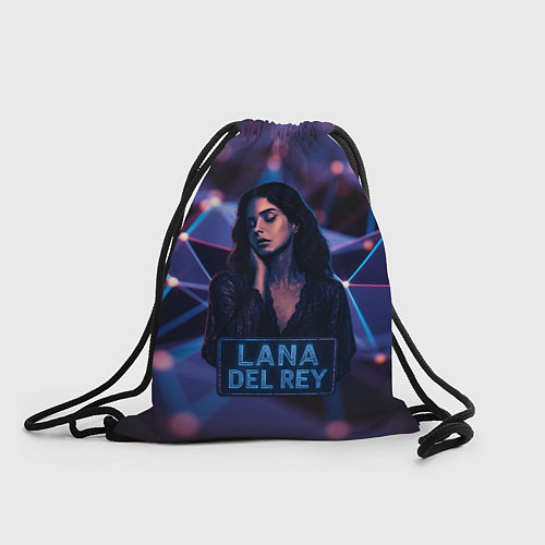 Мешок для обуви Lana Del Rey и неоновая вывеска / 3D-принт – фото 1