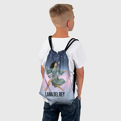Рюкзак-мешок Lana Del Rey прыгает в платье, цвет: 3D-принт — фото 2
